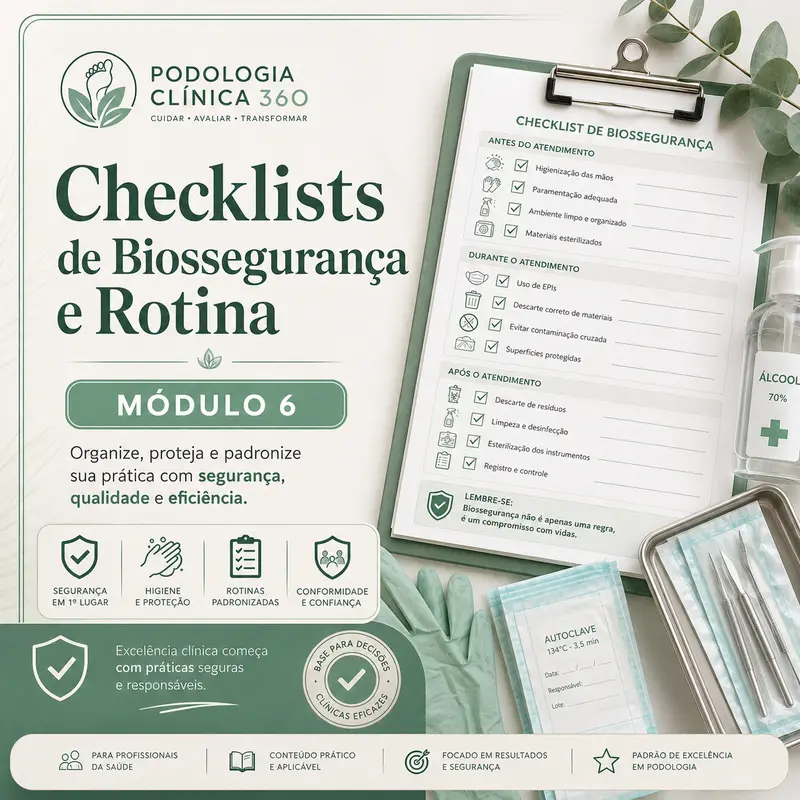 Checklists de Biossegurança e Rotina